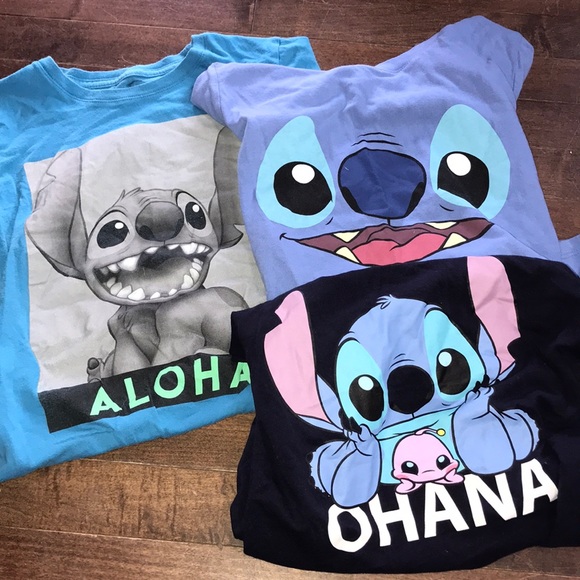 Disney Tops - bundle of Lilo & Stitch tops
